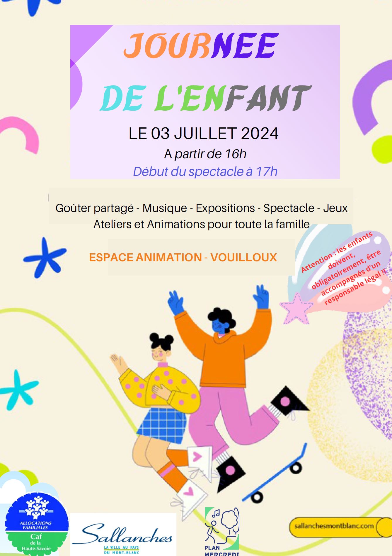 Affiche journée de l'enfant